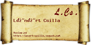 Lénárt Csilla névjegykártya